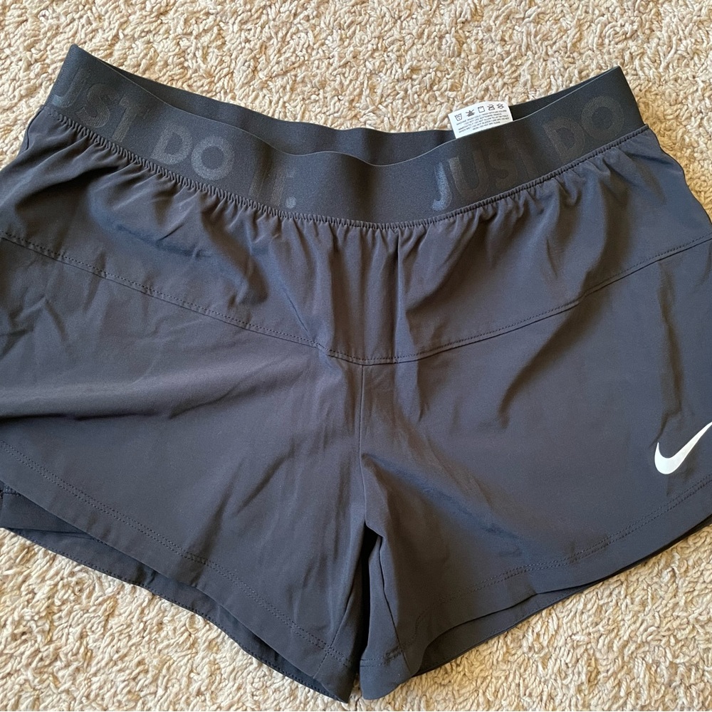 Nike Running Short With Built In Compression Shor… - image 1